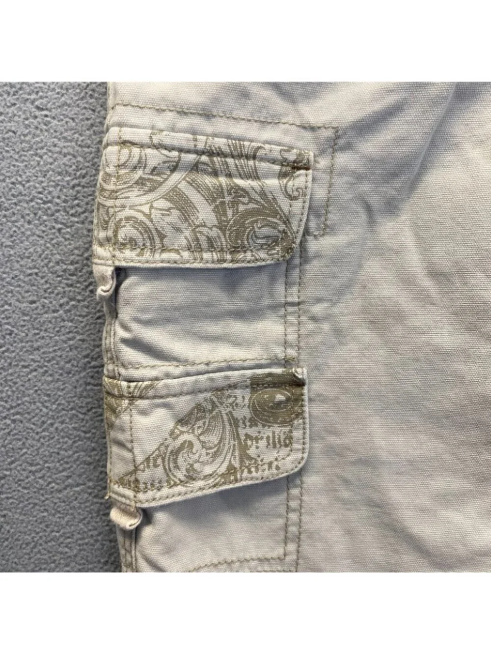 ROUTE 66 youth boys size 12 cargo shorts light beige,Beige